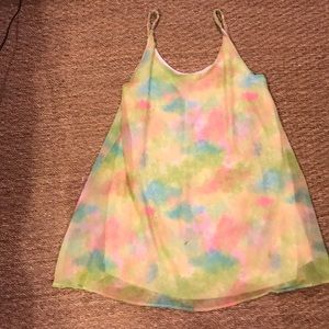 Tie-dye/multi color dress (worn once)